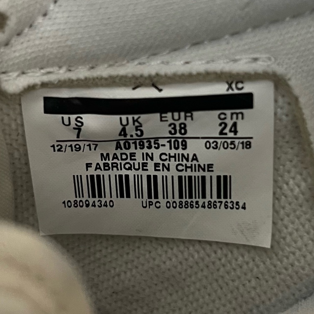 Nike Air Jordan 1 Retro Low NS Sail Red Bronze Womens Leather Sneakers White USA - Picture 11 of 11
